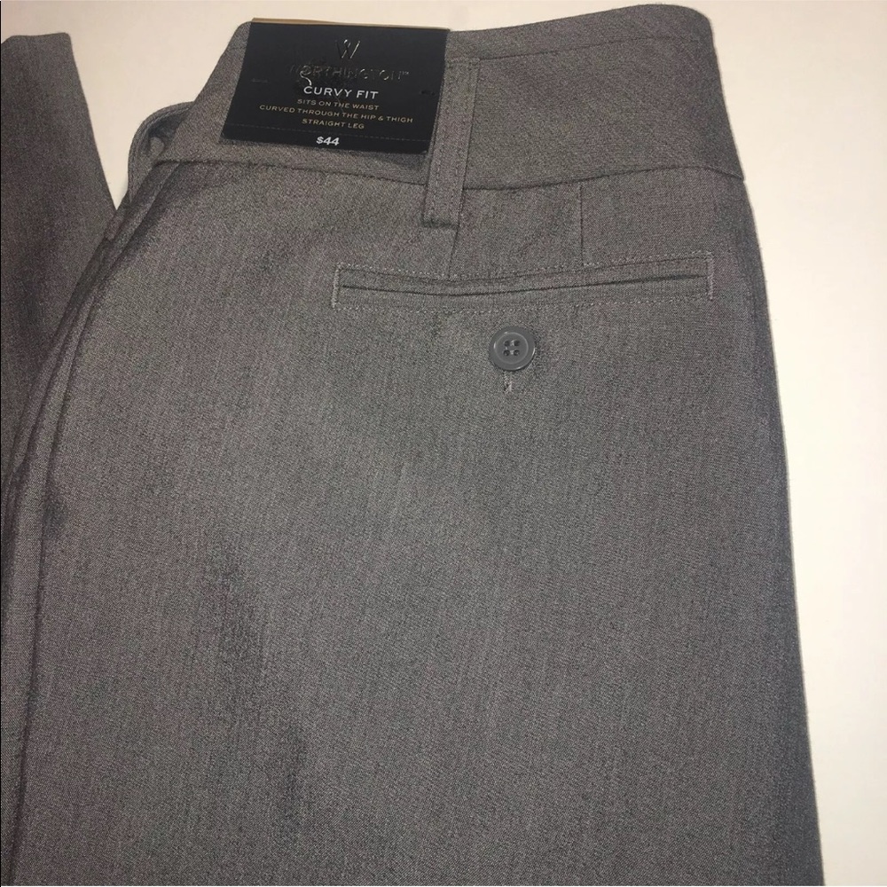 Worthington curvy fit light gray  pants size 6.